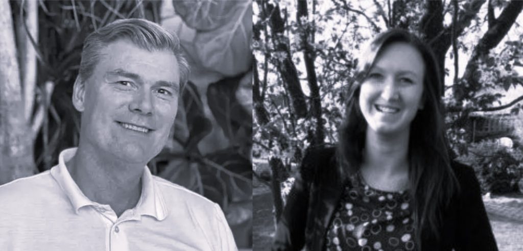 Mads Fredriksen, Senior Account Executive i Allyy.io, og Linda Styrk-Johansen, CRM manager i Dansk Blindesamfund.