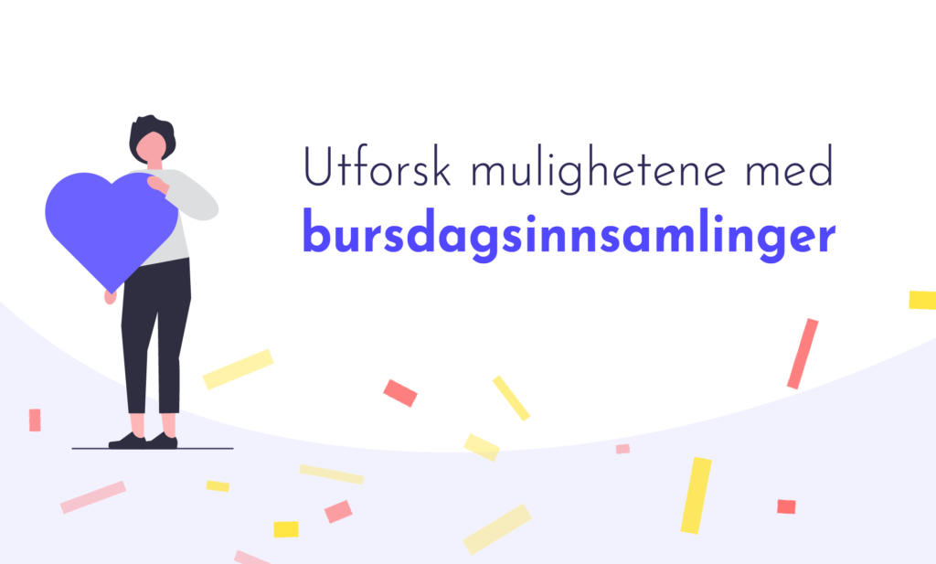 En illustrasjon av en person som holder oppe et hjerte.